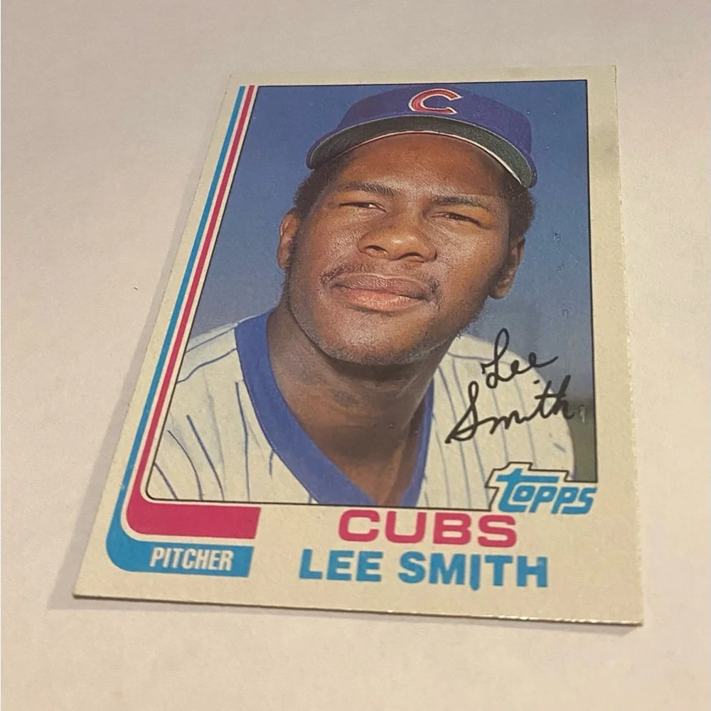 Lee Smith RC Rookie 1982 Topps Baseball Card Vintage Collectible *Must Have
